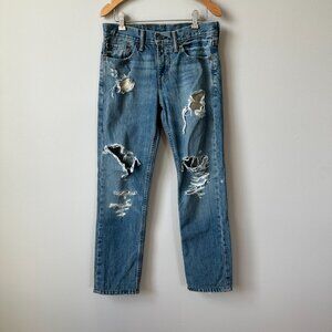 Levi’s 511 Distressed Dark Wash Jeans | W28 L32